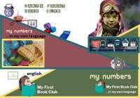 ENGLISH  MY NUMBERS SINGLE PAGE FLIP BOOK - Untitled Page